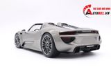  Mô hình xe Porsche 918 Spyder Grey tỉ lệ 1:18 Welly 6496 