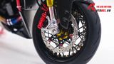  Mô hình xe cao cấp Ducati 1199 Panigale Cafe Racer Grey Red cao cấp nồi khô ghi đông mâm căm dĩa kim loại 1:12 Tamiya D201 