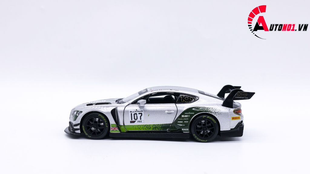 MÔ HÌNH XE Ô TÔ BENTLEY CONTINENTAL GT3 SỐ 107 1:32 DTM 7748