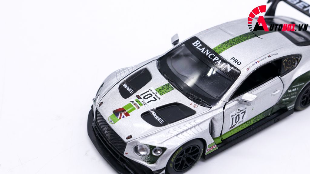 MÔ HÌNH XE Ô TÔ BENTLEY CONTINENTAL GT3 SỐ 107 1:32 DTM 7748