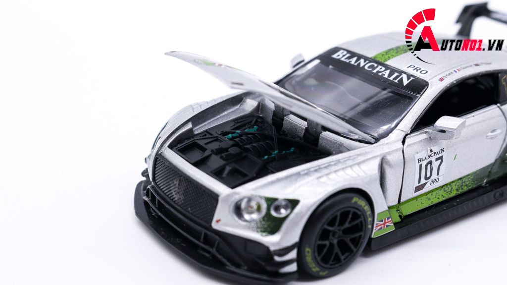 MÔ HÌNH XE Ô TÔ BENTLEY CONTINENTAL GT3 SỐ 107 1:32 DTM 7748