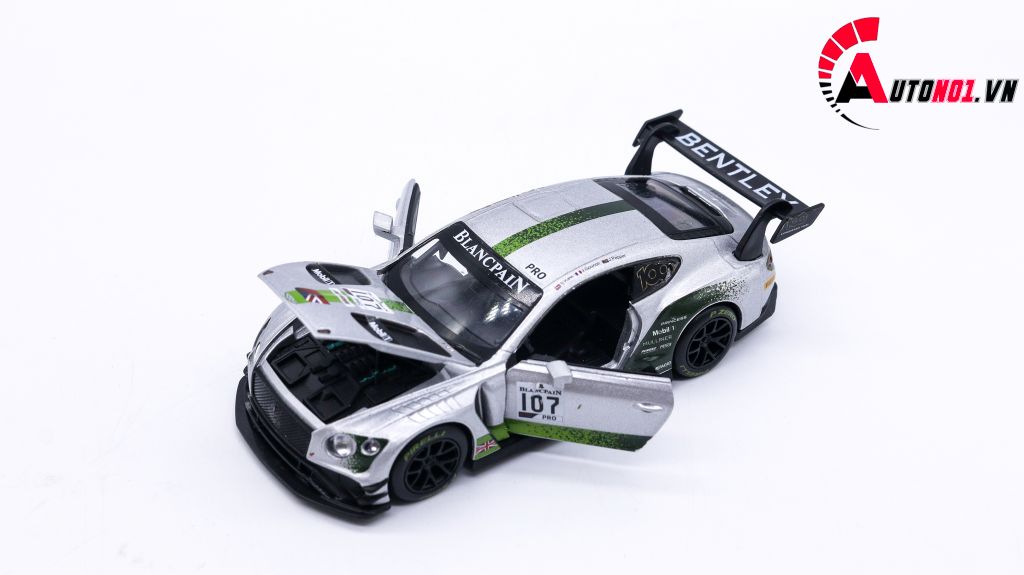 MÔ HÌNH XE Ô TÔ BENTLEY CONTINENTAL GT3 SỐ 107 1:32 DTM 7748