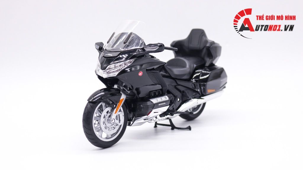 MÔ HÌNH XE HONDA GOLDWING 2020 BLACK 1:12 WELLY 7491