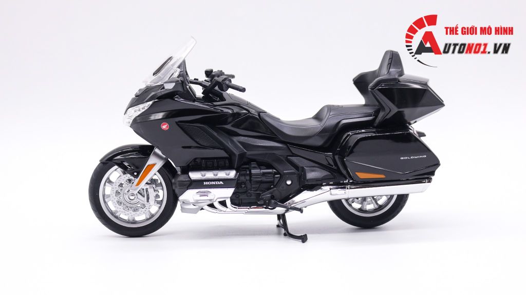 MÔ HÌNH XE HONDA GOLDWING 2020 BLACK 1:12 WELLY 7491