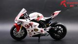  Mô hình xe độ Ducati Supreme V4s Nồi Khô White Tỉ Lệ 1:12 Autono1 D223F 