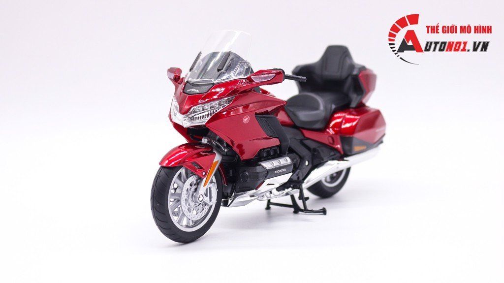  Mô hình xe Honda Goldwing 2020 tỉ lệ 1:12 Welly MT12001 