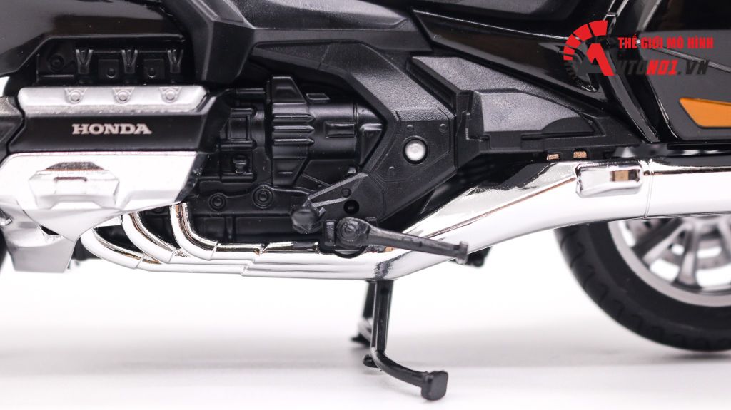 MÔ HÌNH XE HONDA GOLDWING 2020 BLACK 1:12 WELLY 7491