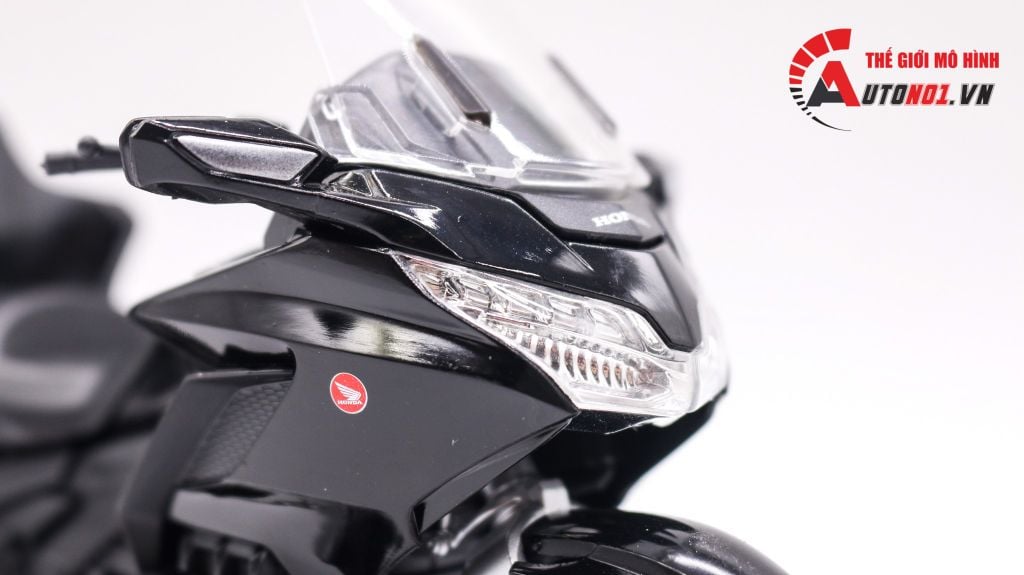 MÔ HÌNH XE HONDA GOLDWING 2020 BLACK 1:12 WELLY 7491