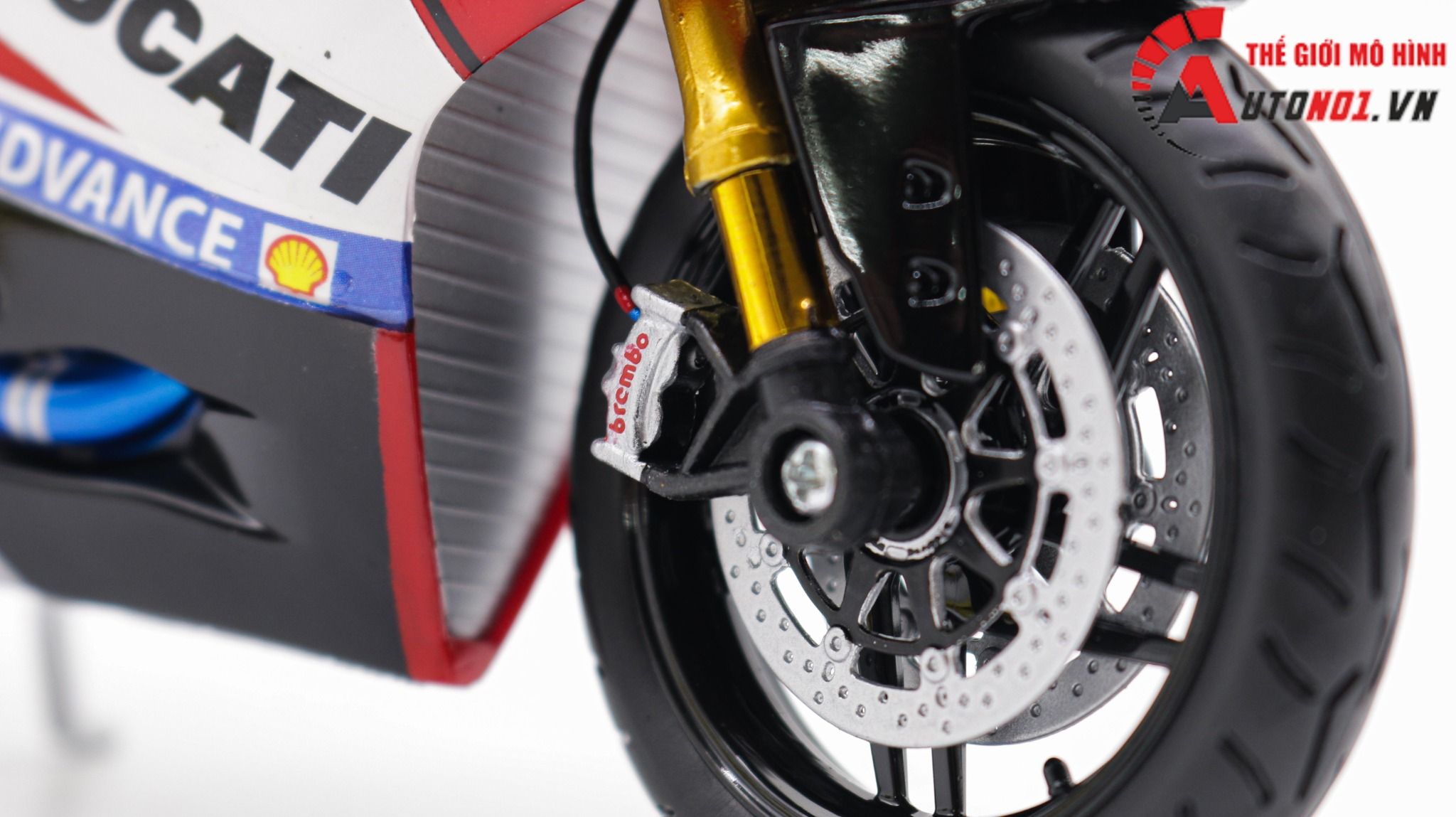  Mô hình xe độ Ducati 1199 Panigale Advance Custom Nồi Khô 1:12 Maisto D221b 