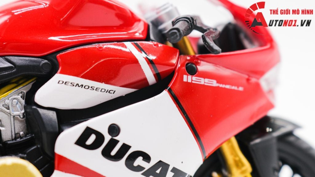 MÔ HÌNH DUCATI 1199 PANIGALE ADVANCE CUSTOM 1:12 MAISTO D221B