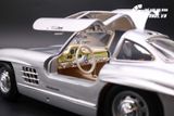  Mô hình xe cổ Mercedes Benz 300SL1954 Silver 1:18 Bburago OT063 