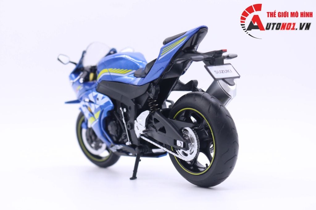 MÔ HÌNH XE SUZUKI GSX-R1000 BLUE 1:12 MSZ 7207