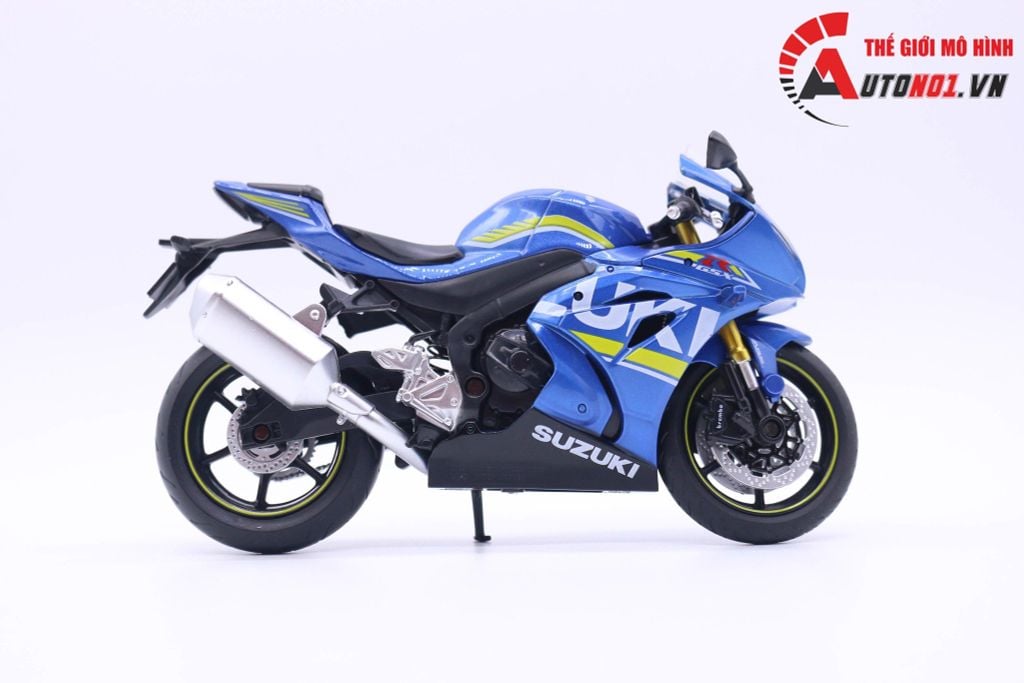 MÔ HÌNH XE SUZUKI GSX-R1000 BLUE 1:12 MSZ 7207