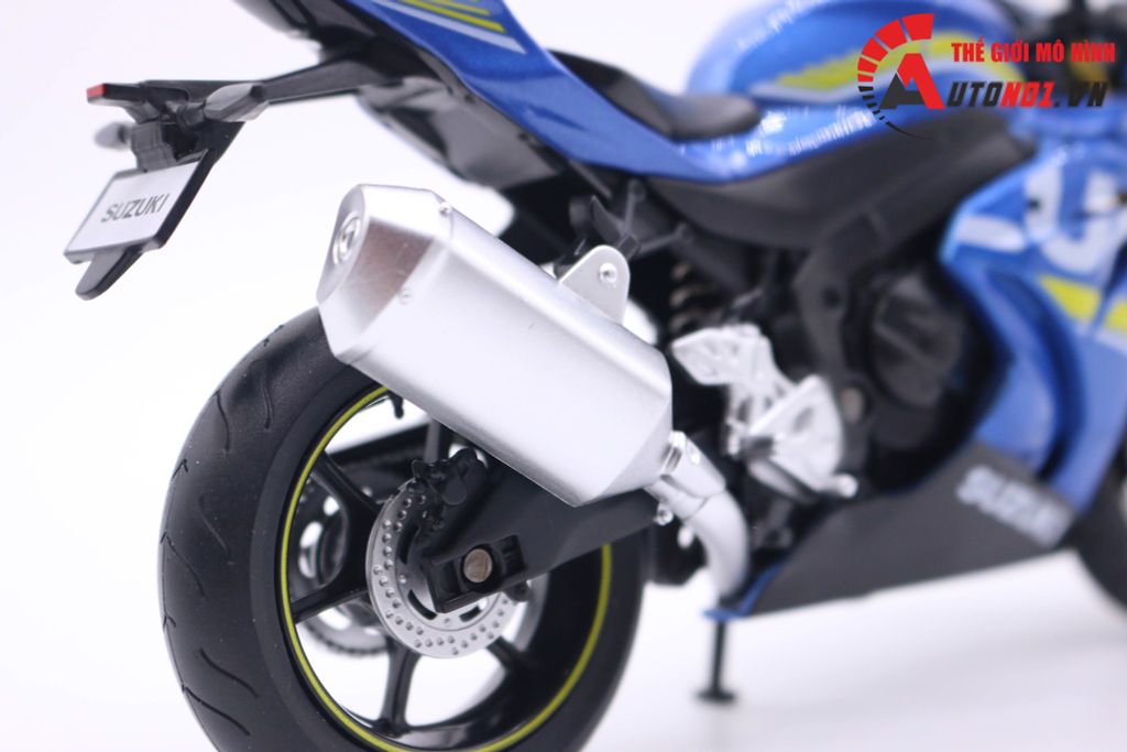 MÔ HÌNH XE SUZUKI GSX-R1000 BLUE 1:12 MSZ 7207