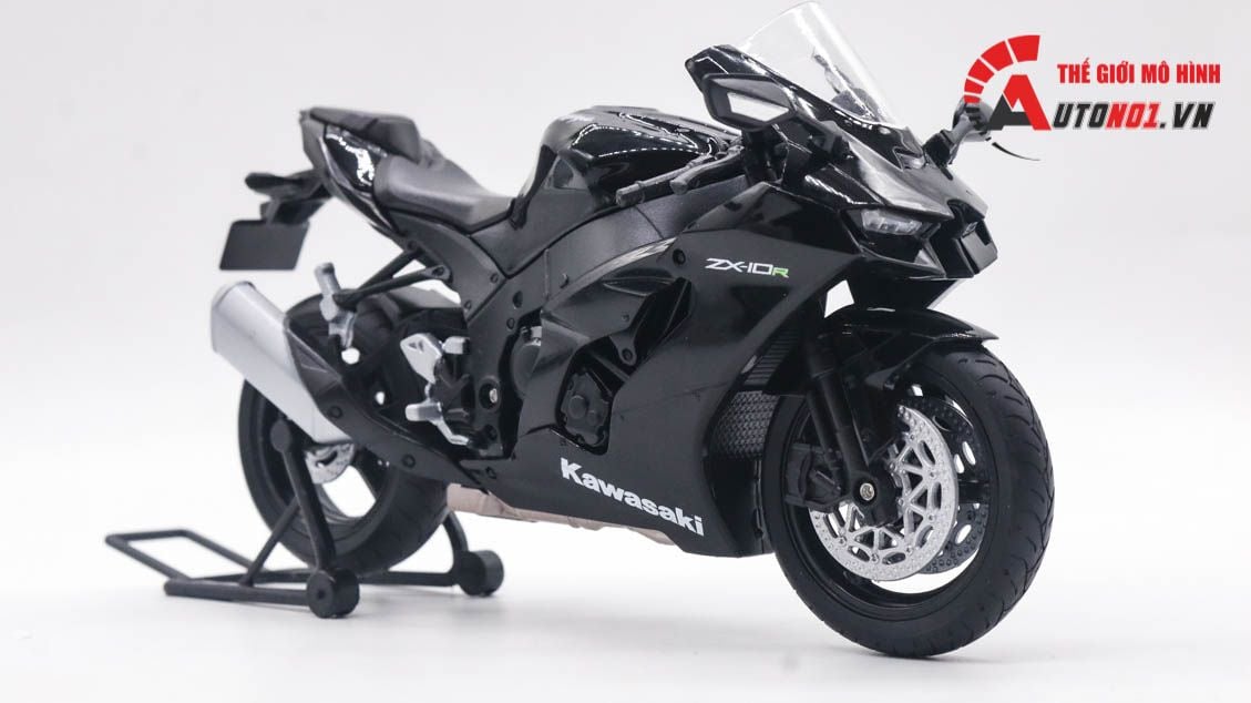  Mô hình xe Kawasaki Ninja ZX-10R 1:12 Welly MT082 