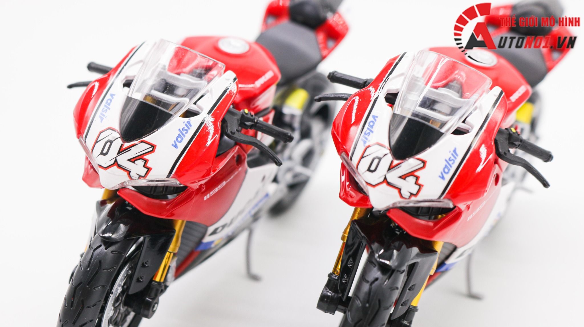  Mô hình xe độ Ducati 1199 Panigale Advance Custom Nồi Khô 1:12 Maisto D221b 