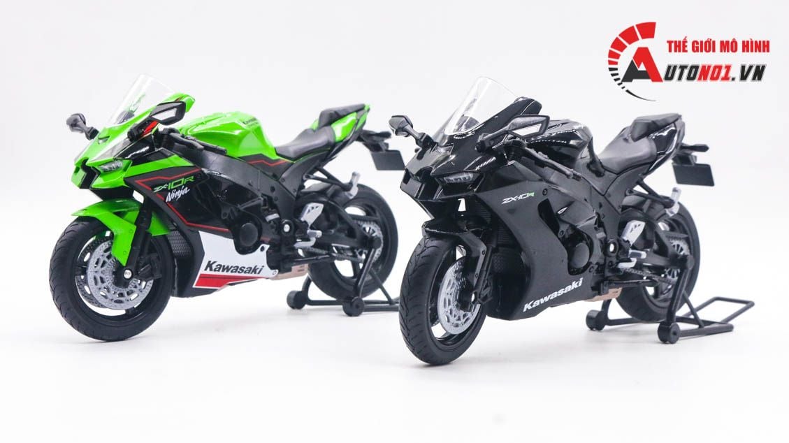  Mô hình xe Kawasaki Ninja ZX-10R 1:12 Welly MT082 