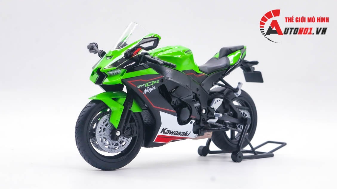  Mô hình xe Kawasaki Ninja ZX-10R 1:12 Welly 8141 