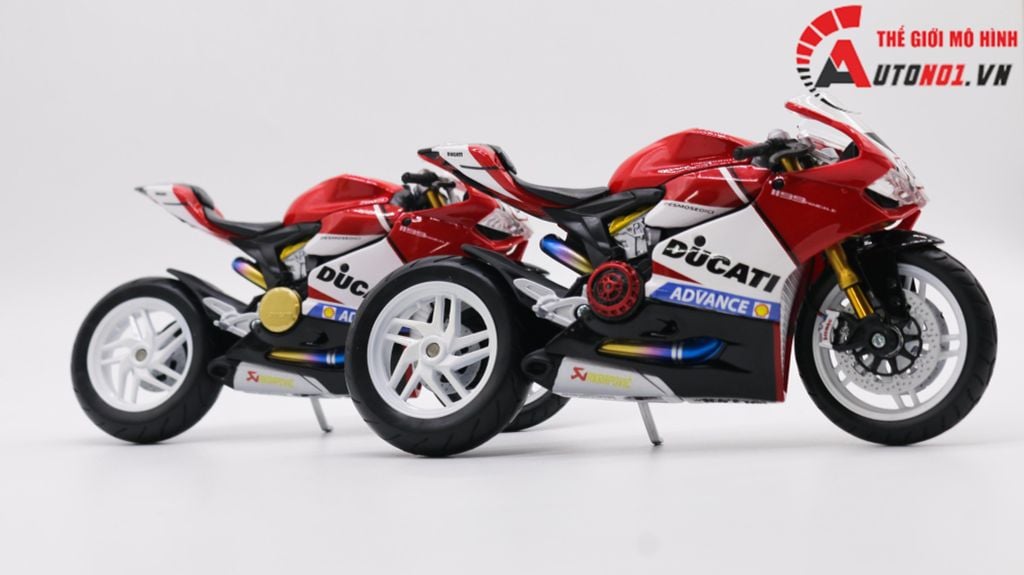 MÔ HÌNH DUCATI 1199 PANIGALE ADVANCE CUSTOM 1:12 MAISTO D221B