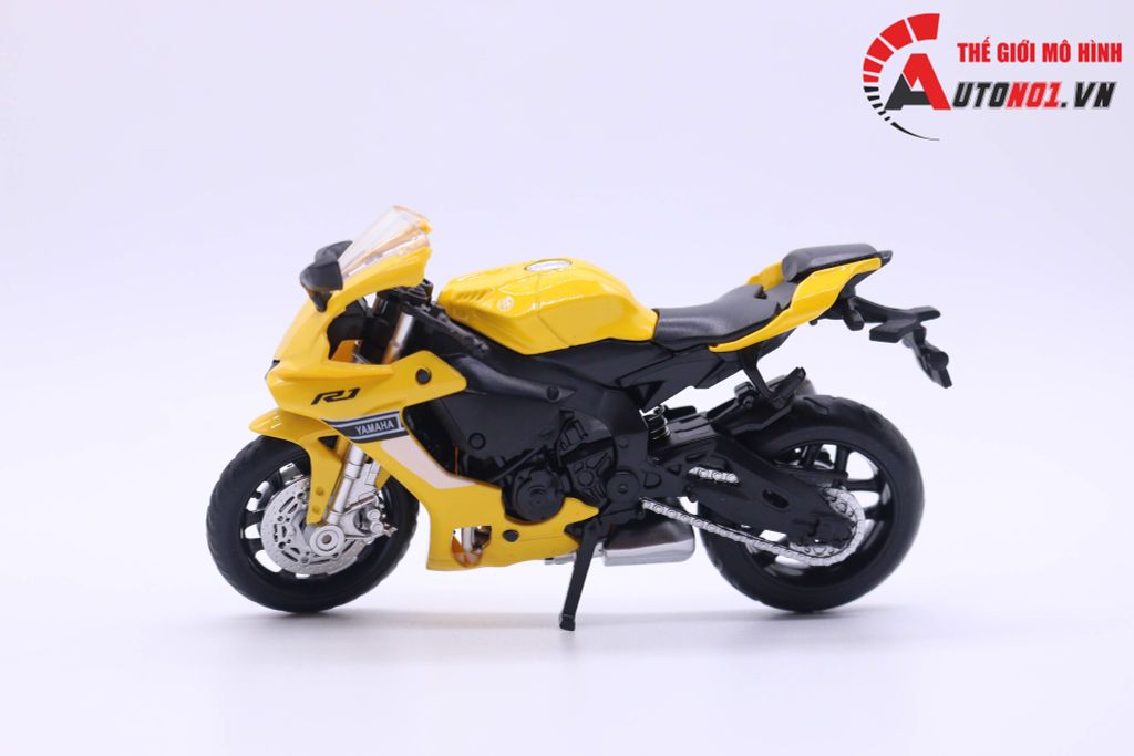 MÔ HÌNH XE YAMAHA YZF- R1 YELLOW 1:18 MSZ 7213