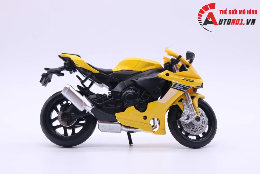 MÔ HÌNH XE YAMAHA YZF- R1 YELLOW 1:18 MSZ 7213