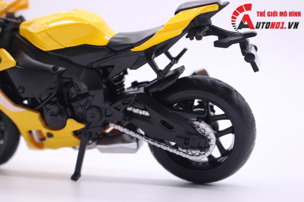 MÔ HÌNH XE YAMAHA YZF- R1 YELLOW 1:18 MSZ 7213