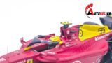  Mô hình xe đua F1-75th Anniversary Version Ferrari 2022 hộp mica có figure tỉ lệ 1:24 Bburago OT178 