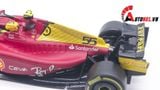  Mô hình xe đua F1-75th Anniversary Version Ferrari 2022 hộp mica có figure tỉ lệ 1:24 Bburago OT178 