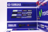  DIORAMA 1:18 MÔ TÔ GP SHOWROOM YAMAHA MOVISTAR 20X18X15CM DR008F 