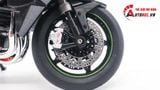  Mô hình xe Kawasaki Ninja H2 H2R tỉ lệ 1:9 Huayi Alloy 8134 