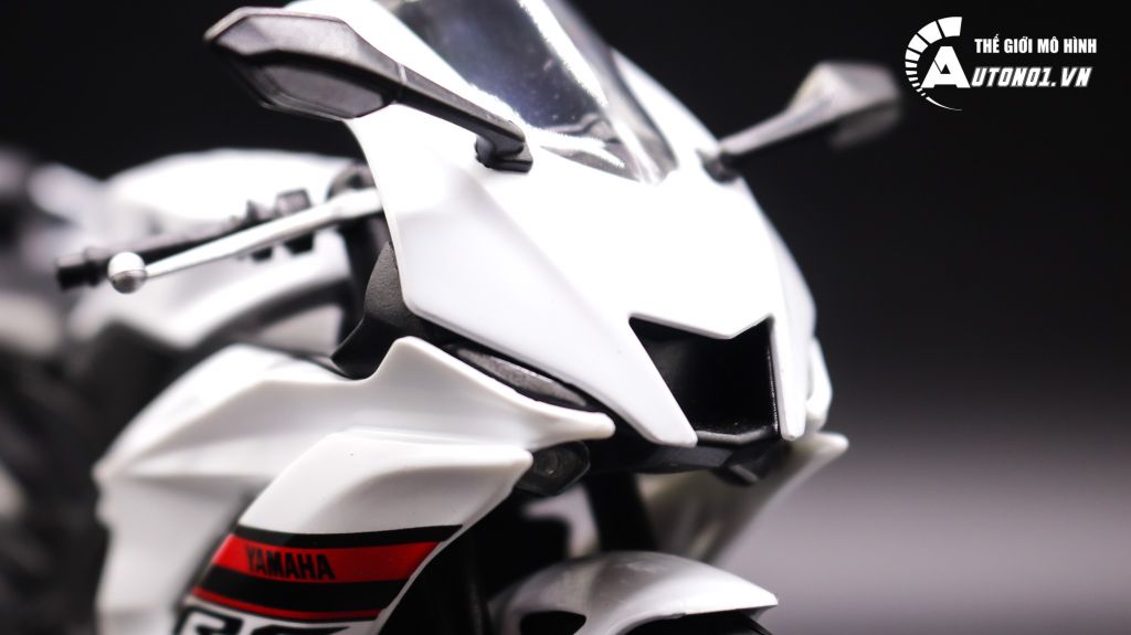 MÔ HÌNH XE YAMAHA YZF R6 2020 WHITE 1:12 WELLY 7495