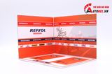  DIORAMA 1:18 MÔ TÔ GP SHOWROOM HONDA REPSOL 20X18X15CM DR008H 