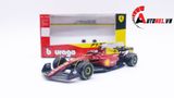  Mô hình xe đua F1 - 75 Ferrari #55 Carlos Sainz 2022 tỉ lệ 1:43 Bburago OT209 