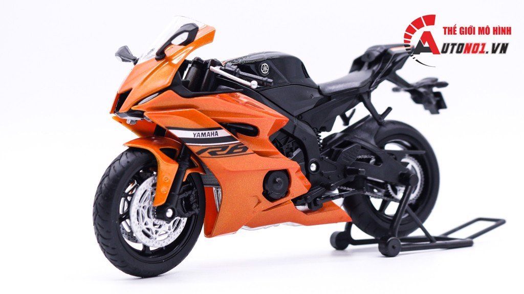  Mô hình xe Yamaha Yzf R6 2020 1:12 Welly 7495 