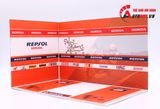  DIORAMA 1:12 MÔ TÔ GP SHOWROOM HONDA REPSOL 29.5X21X19CM DR006C 