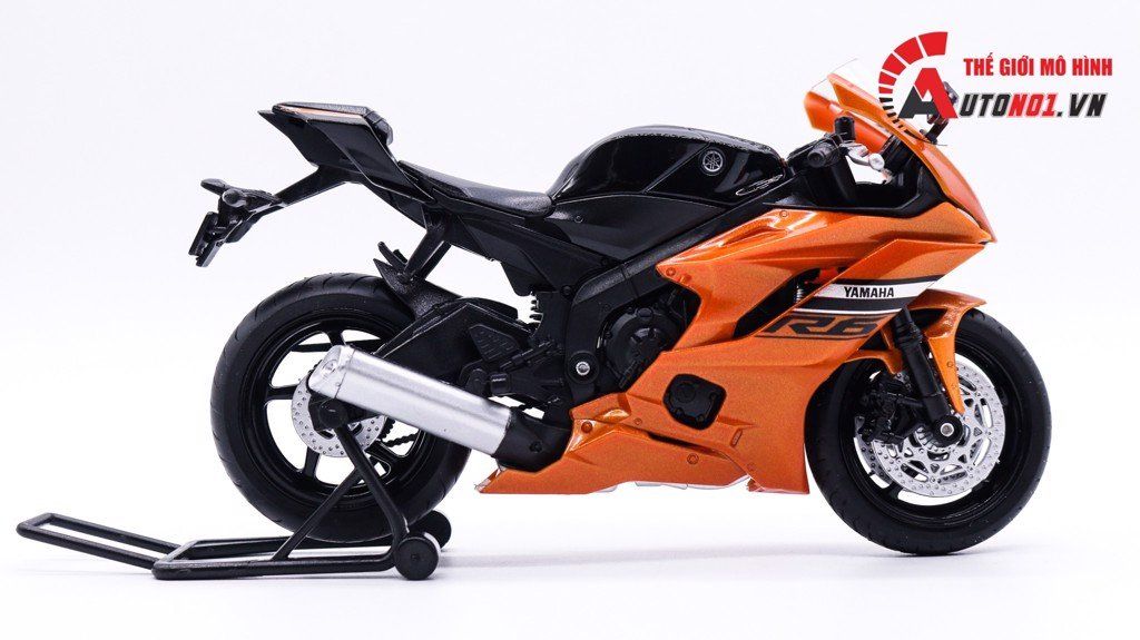  Mô hình xe Yamaha Yzf R6 2020 1:12 Welly 7495 