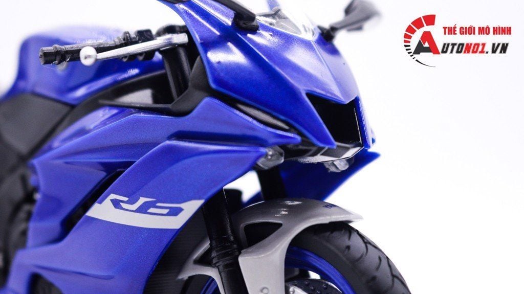  Mô hình xe Yamaha Yzf R6 2020 1:12 Welly 7495 