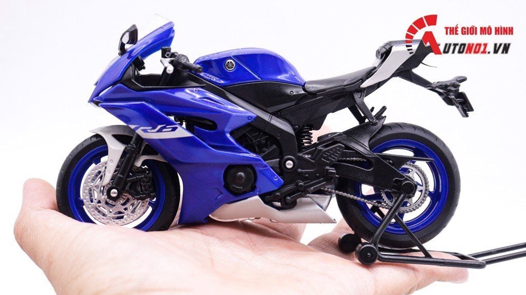  Mô hình xe Yamaha Yzf R6 2020 1:12 Welly 7495 