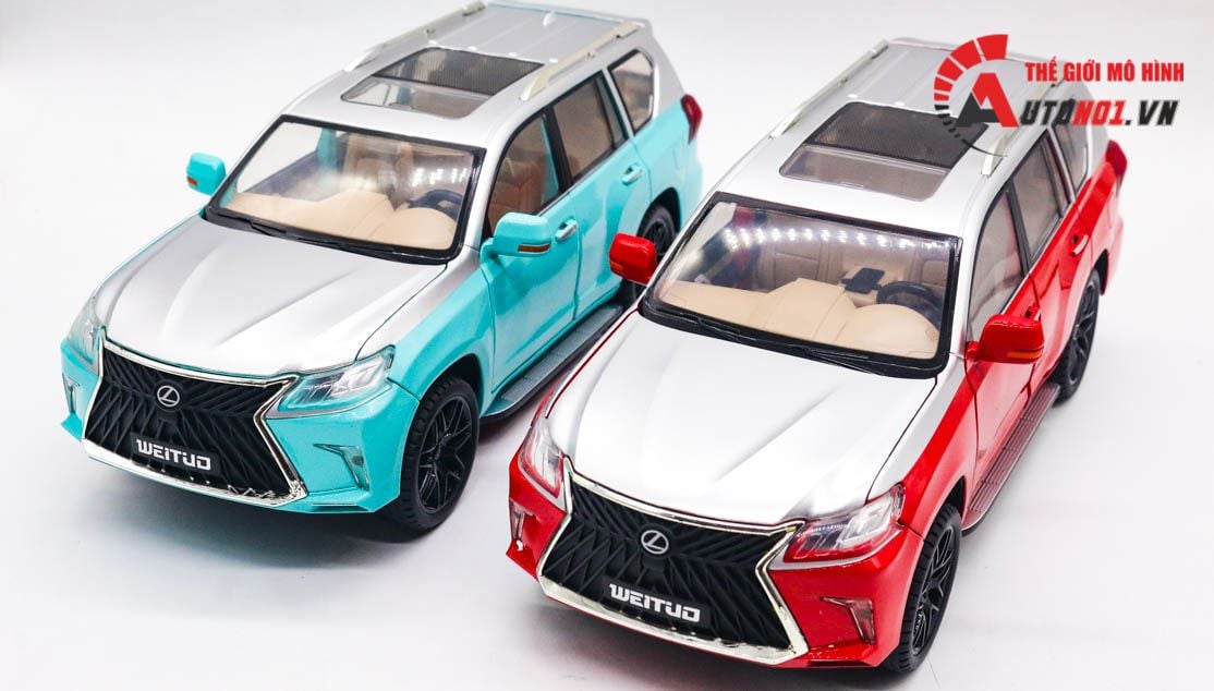  Mô hình xe Lexus LX570 1:18 Weitug 8084 