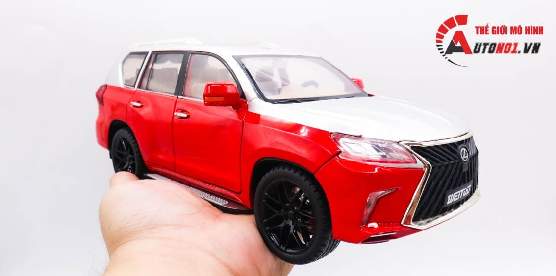  Mô hình xe Lexus LX570 1:18 Weitug 8084 