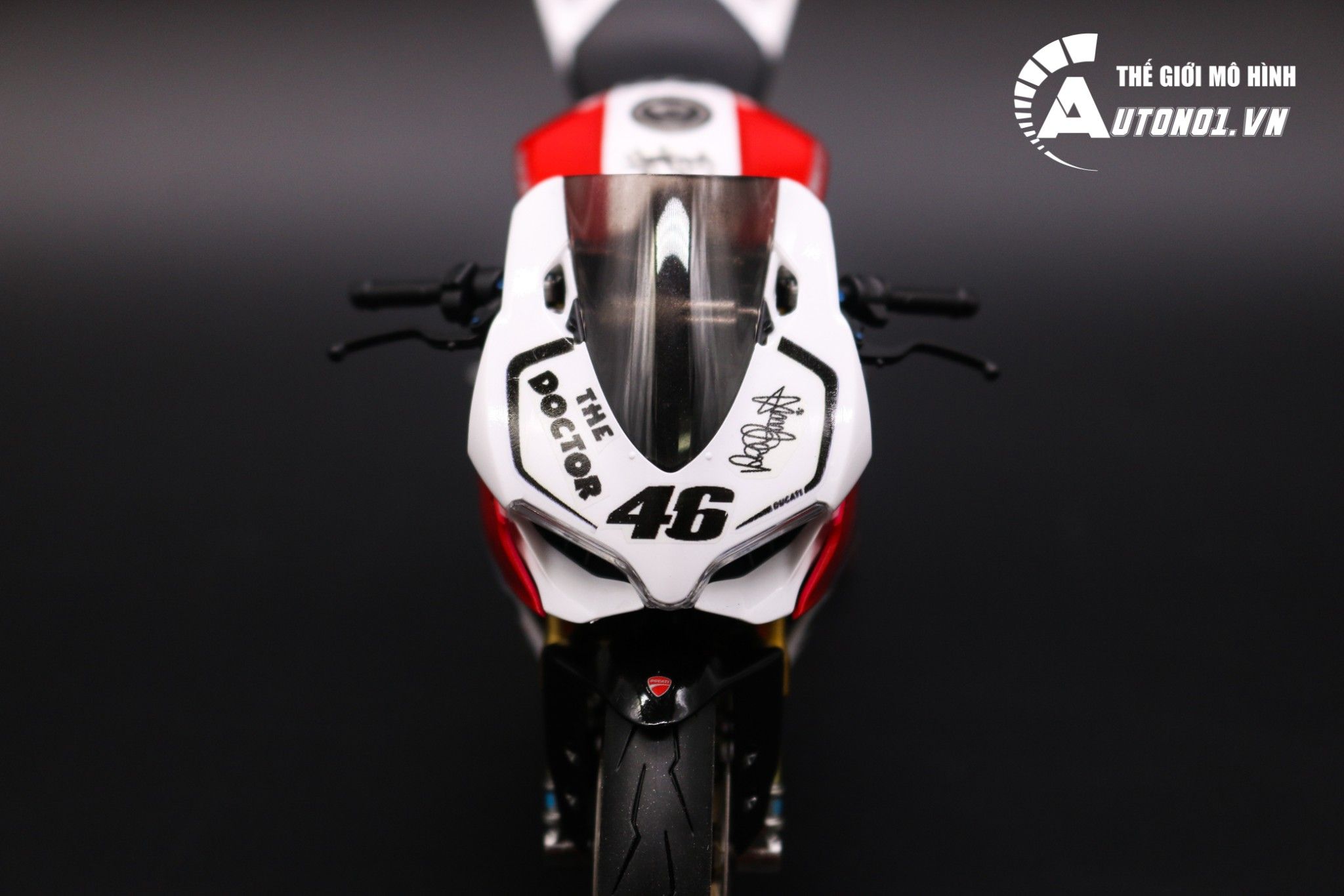  Mô hình Ducati 1199 Panigale S Custom No.46 lên đồ kim loại & nồi massa 1:12 Tamiya D072 