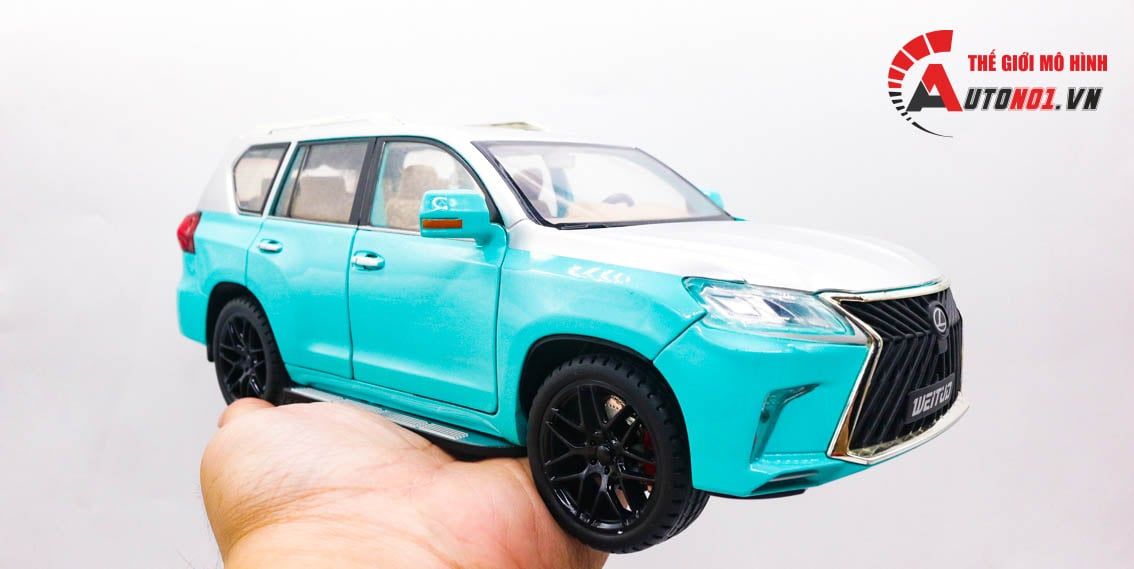  Mô hình xe Lexus LX570 1:18 Weitug 8084 