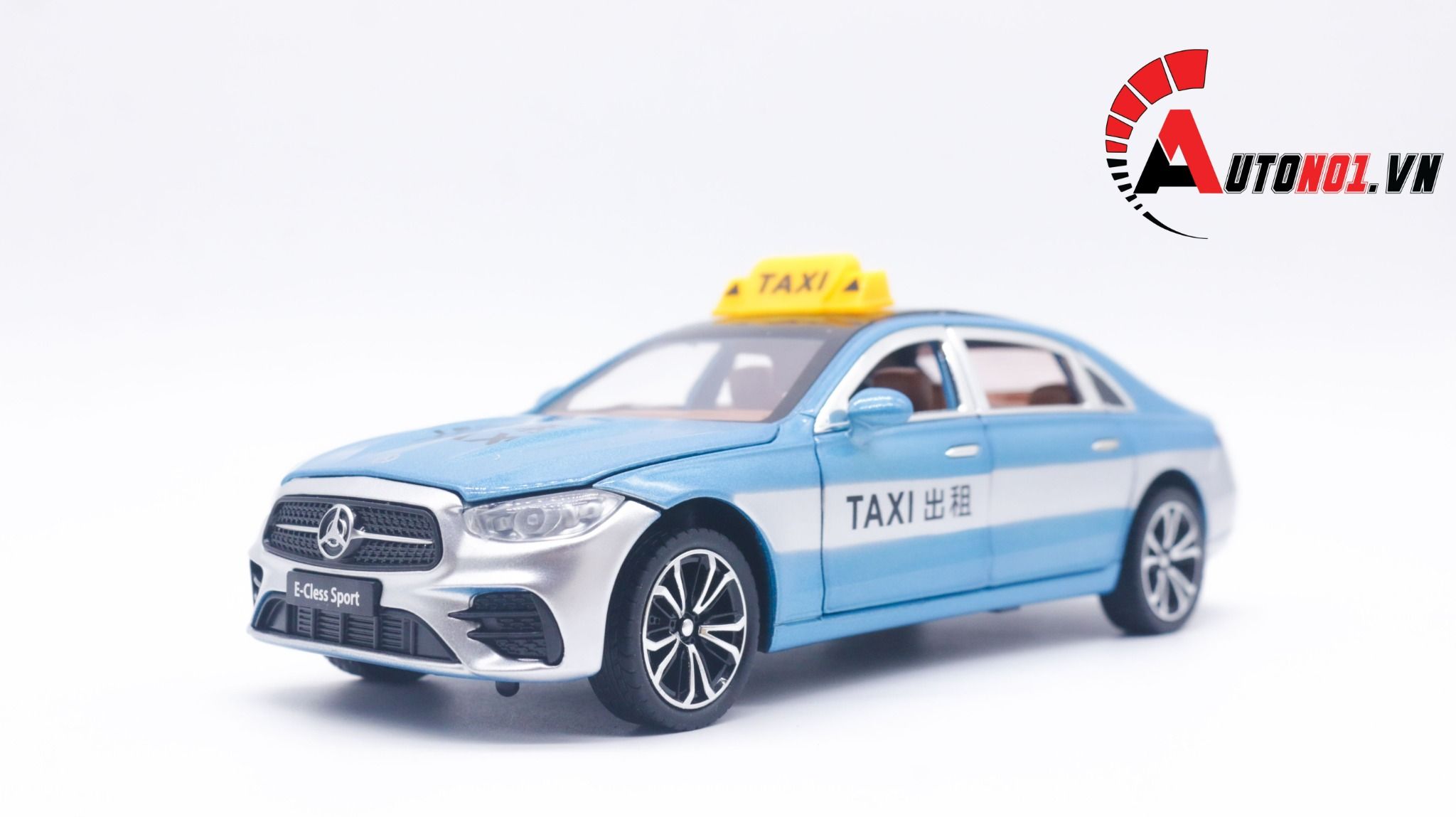  Mô hình xe ô tô Mercedes Benz E300L taxi tỉ lệ 1:24 Alloy model OT193 