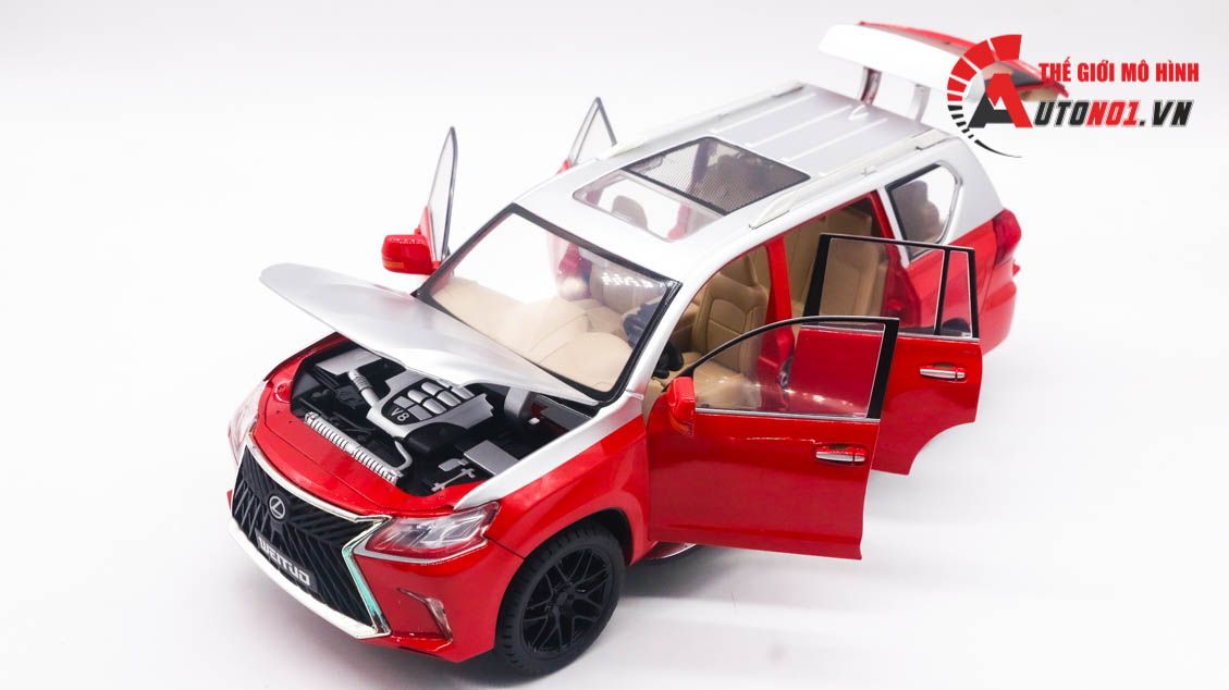  Mô hình xe Lexus LX570 1:18 Weitug 8084 