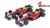  Mô hình xe đua F1-75th Anniversary Version Ferrari 2022 hộp mica có figure tỉ lệ 1:24 Bburago OT178 