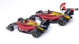  Mô hình xe đua F1-75th Anniversary Version Ferrari 2022 hộp mica có figure tỉ lệ 1:24 Bburago OT178 