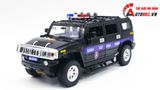  Mô hình xe ô tô độ CSGT Hummer H2 black full open tỉ lệ 1:24 Alloy model OT237 