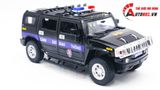  Mô hình xe ô tô độ CSGT Hummer H2 black full open tỉ lệ 1:24 Alloy model OT237 