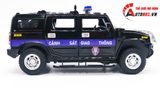  Mô hình xe ô tô độ CSGT Hummer H2 black full open tỉ lệ 1:24 Alloy model OT237 