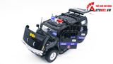  Mô hình xe ô tô độ CSGT Hummer H2 black full open tỉ lệ 1:24 Alloy model OT237 